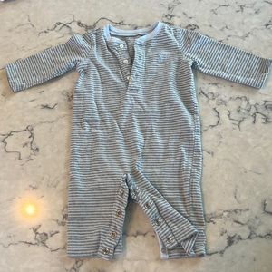 Blue and Gray Ralph Lauren Onesie